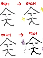 썸네일-래스터 레이어와 벡터 레이어의 차이점